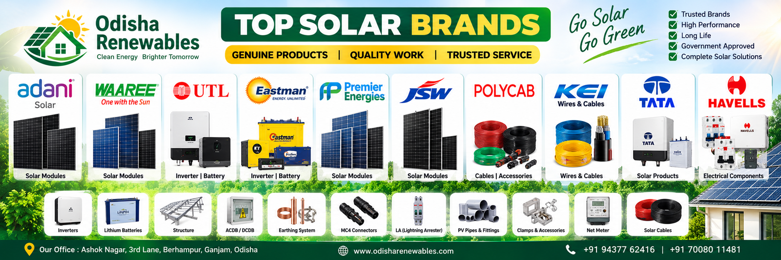 Solar panel project by Odisha Renewables