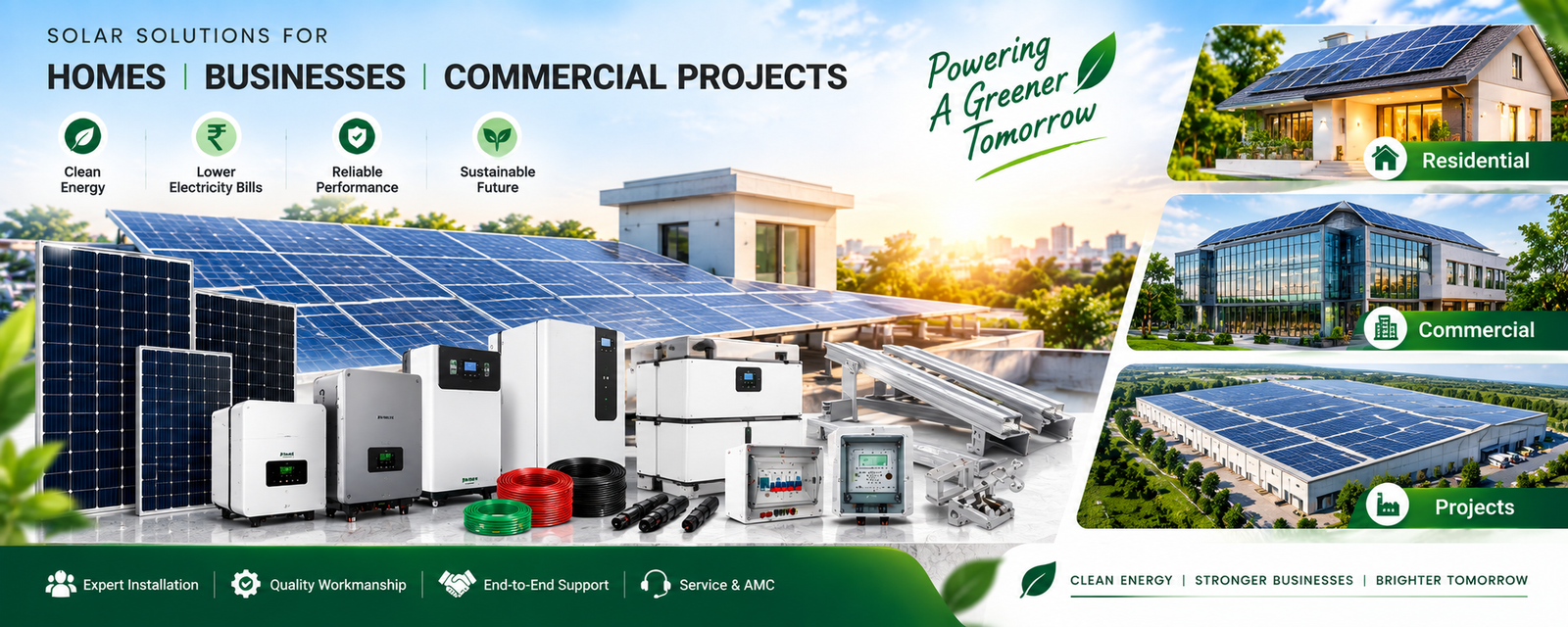 Quality solar installation and earthing work